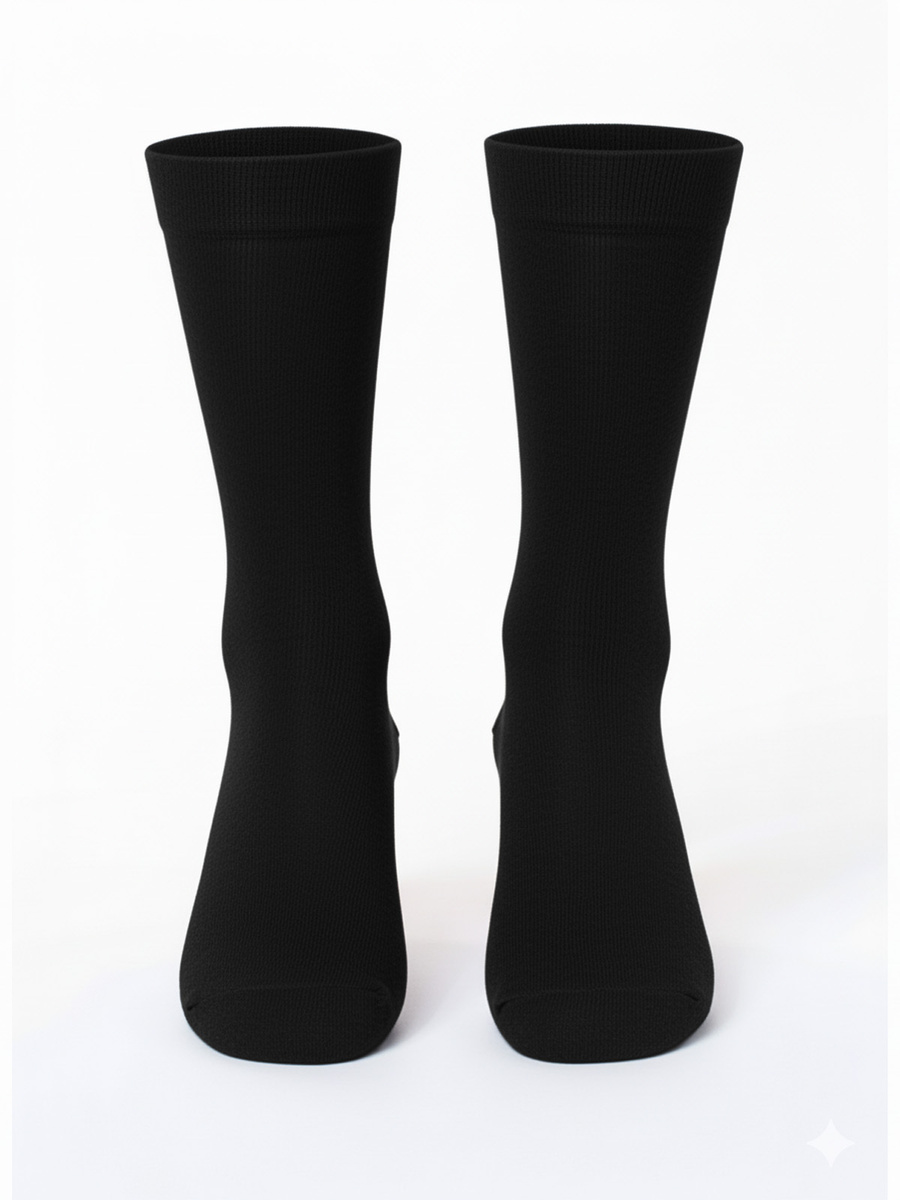 Skarpetki Męskie Garniturowe Gładkie