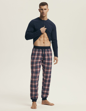 Piżama Męska Bawełniana Noir