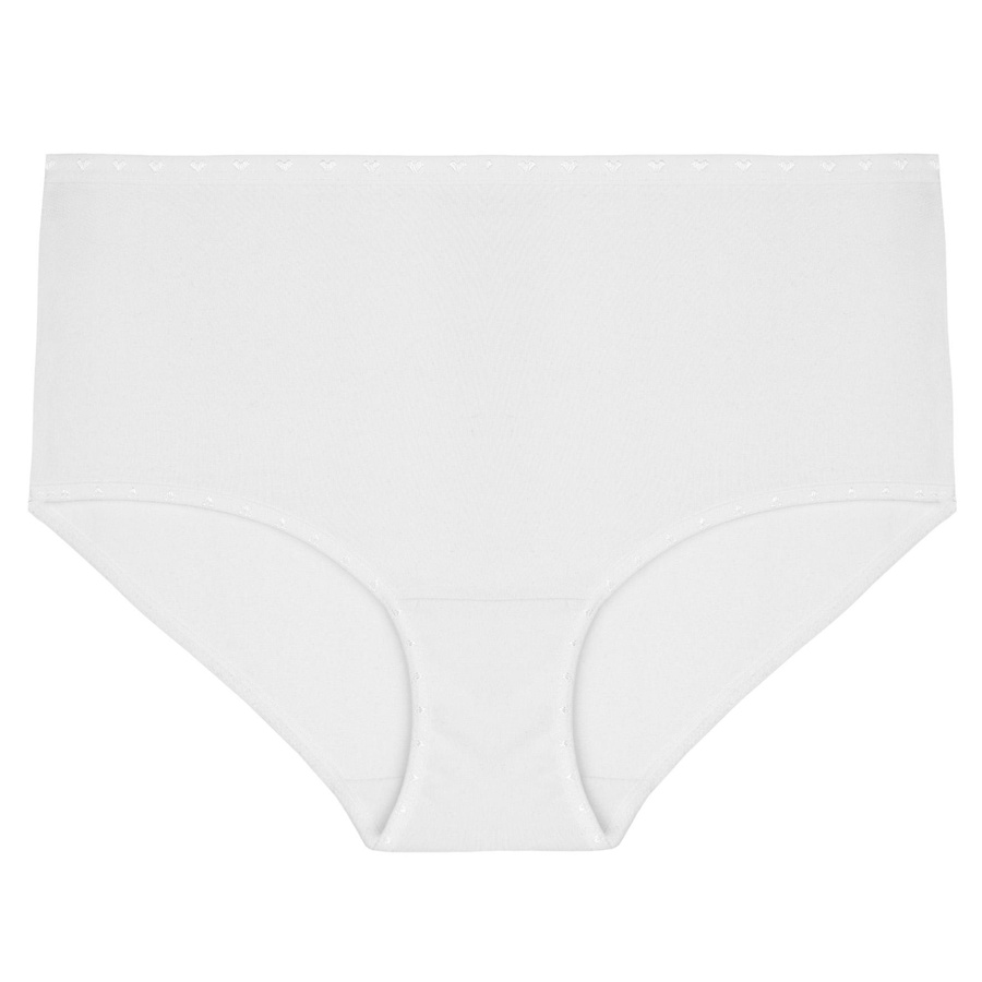 Bawełniane figi damskie maxi bikini Plus Size 12-pak