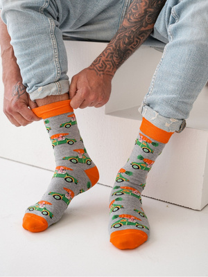 Skarpety męskie Królik i Marchewki