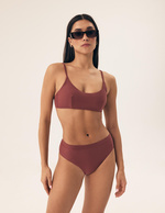 Dół od bikini Novia 42845 maroon