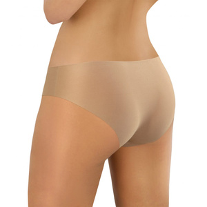 Beżowe bezszwowe figi damskie 3-pak laserowo cięte Sesto Senso – dyskrecja i wygoda