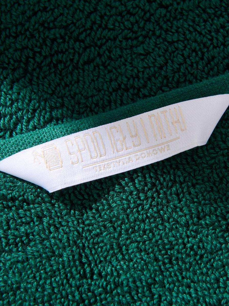 Butelkowy ręcznik kąpielowy premium 650 g/m² Leo Spod Igły i Nitki – maksymalny komfort