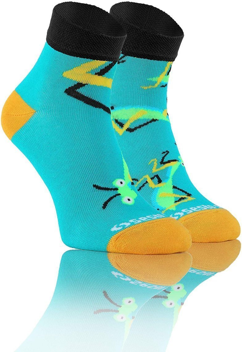 Kolorowe nieuciskające skarpety 3/4 unisex 90% bawełna Sesto Senso – idealne na prezent