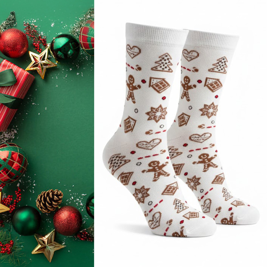 Skarpetki świąteczne w Pierniki