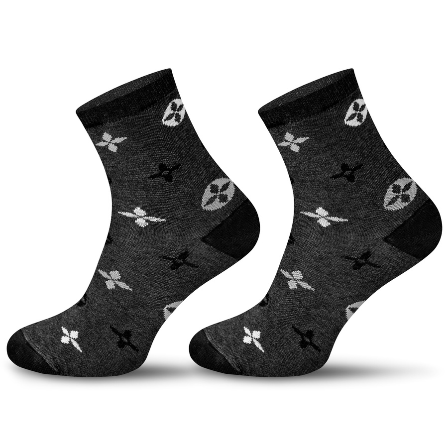 Skarpetki Damskie Bawełniane Wzorowane