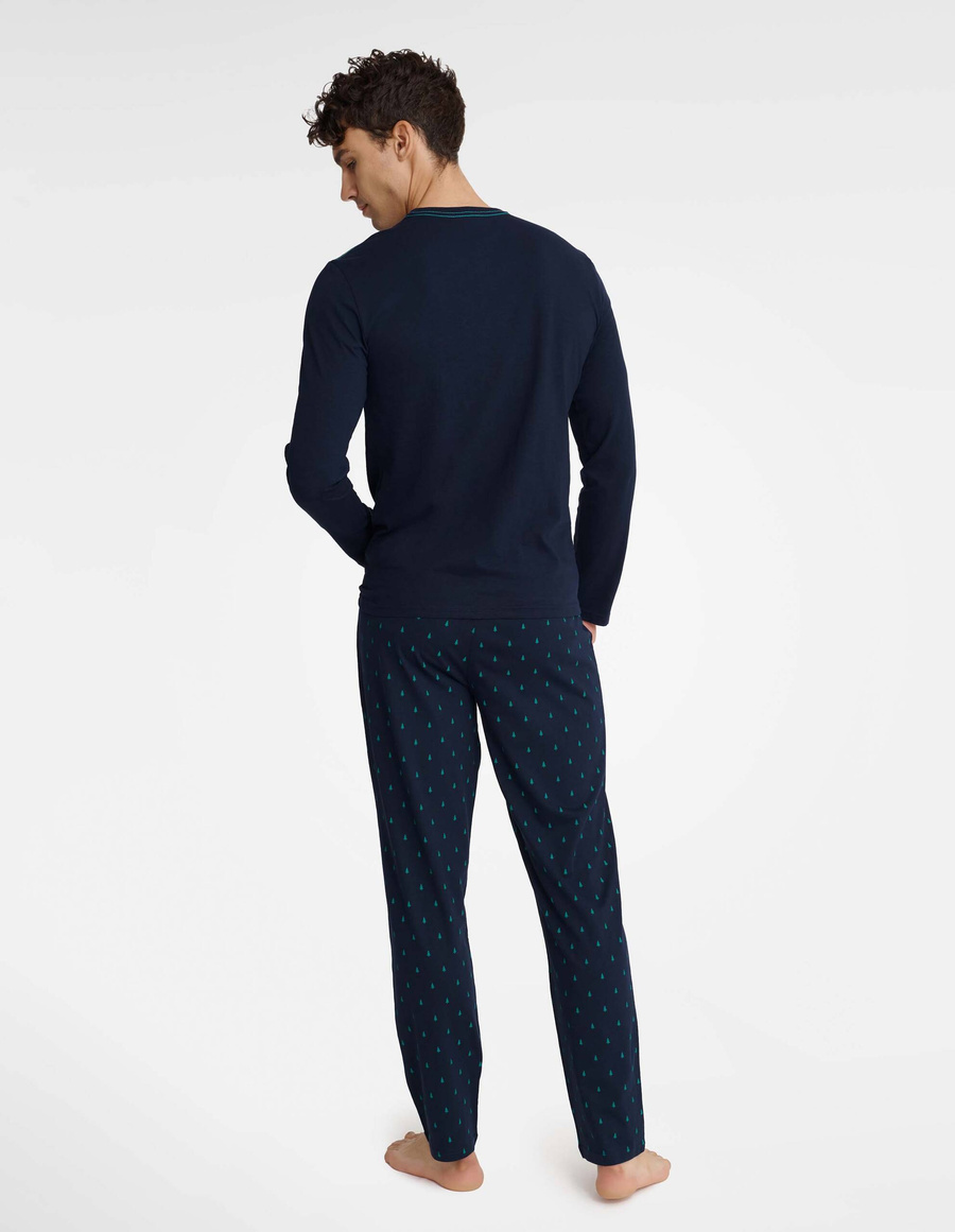 Piżama męska Invert Henderson bawełniana wielokolorowa