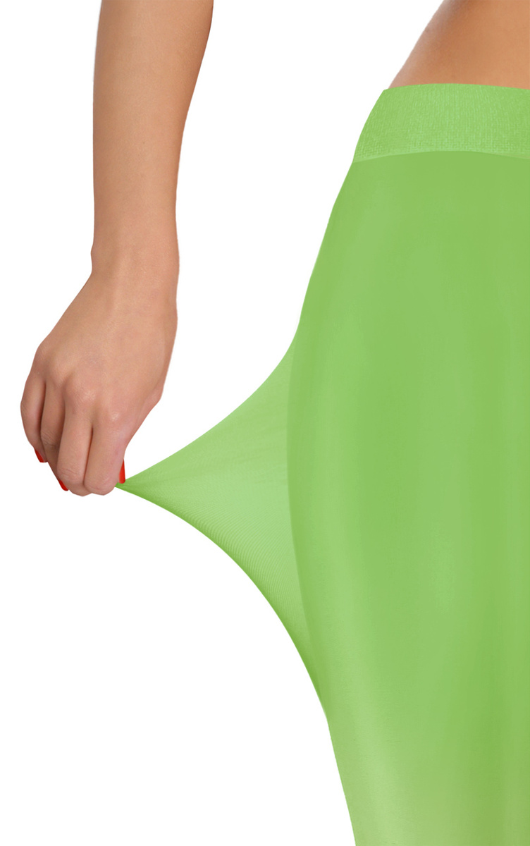 2x Kolorowe rajstopy kryjące z microfibry Hiver 40DEN