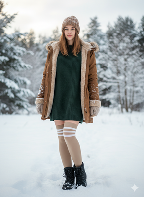 Elastyczne zakolanówki damskie z trzema paskami Noviti – komfort i stylizacja