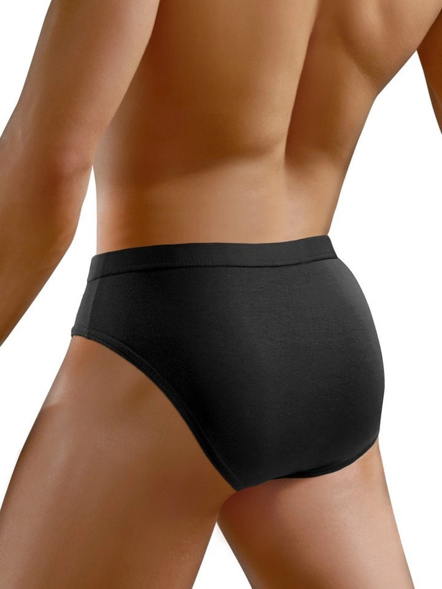 Gładkie slipy męskie 3-pak 95% mikromodal SM03 Sesto Senso – komfort i elegancja