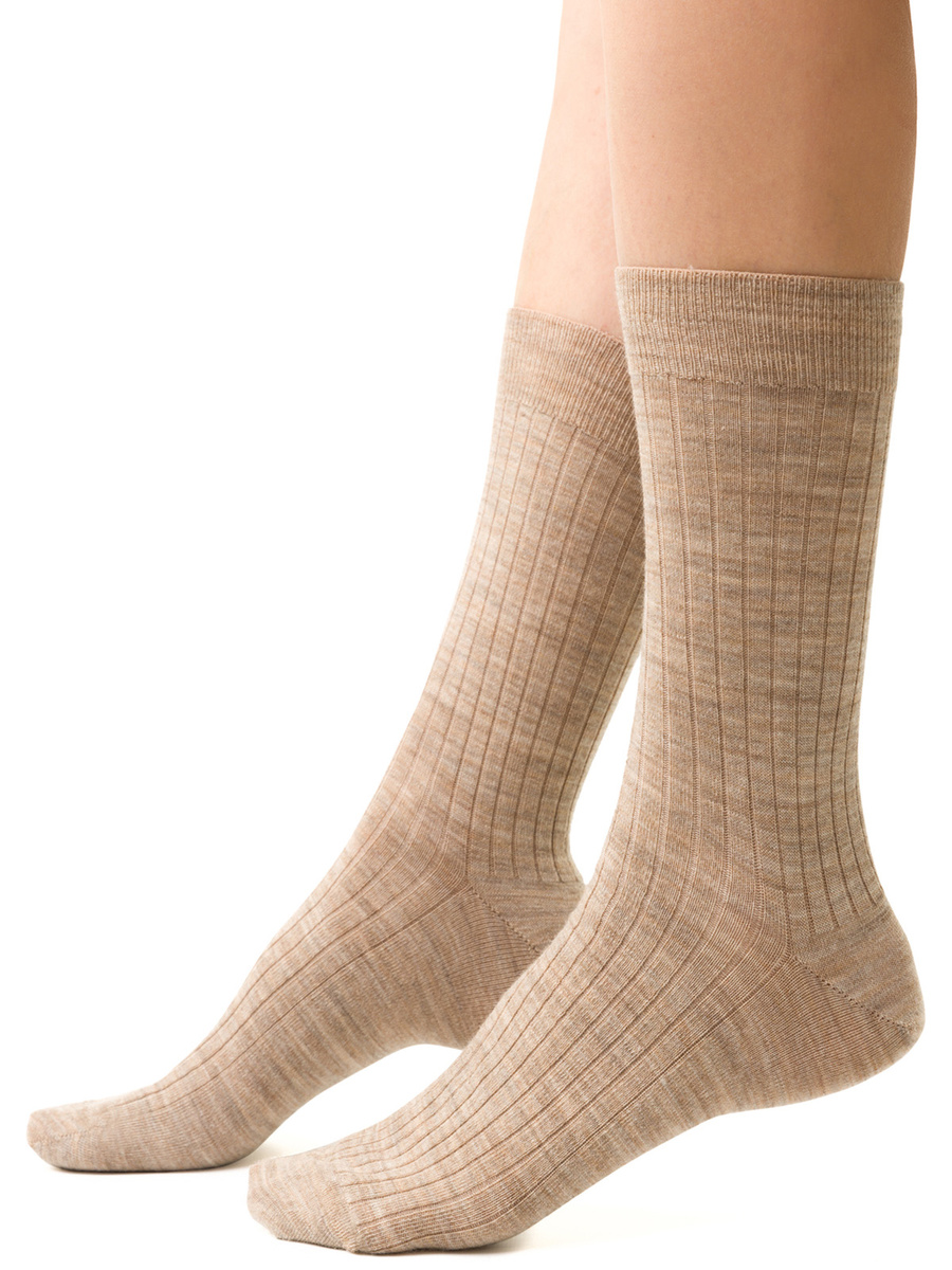 Skarpetki Damskie bezuciskowe z wełny merynosów