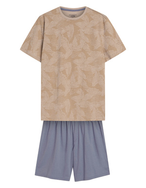 Męska piżama South 42599 light orange