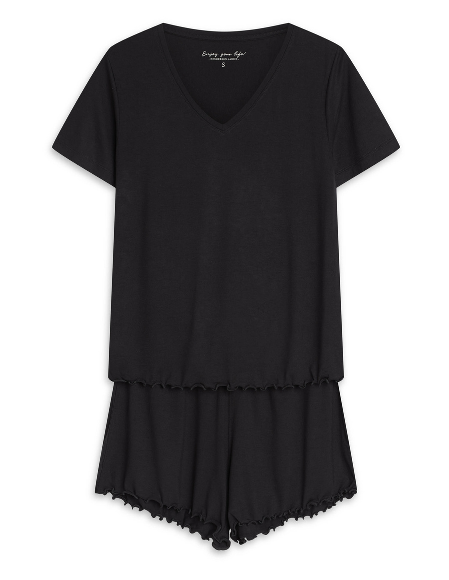 Damska piżama Noves 43022 czarna