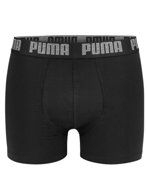 Bokserki Męskie 2 Pack Puma Comfort Stretch Czarne