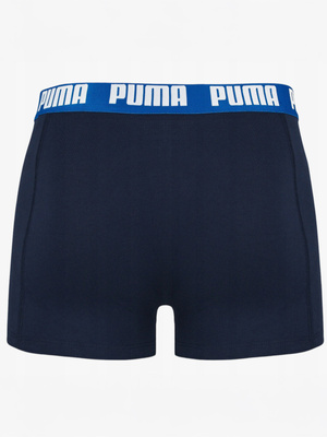 Bokserki Męskie 2 Pack Puma Comfort Stretch Niebieskie/Granatowe