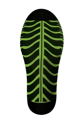 Żółte kompresyjne skarpety męskie 3/4 Sesto Senso – dla aktywnych sportowców