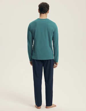 Męska piżama 43490 brown