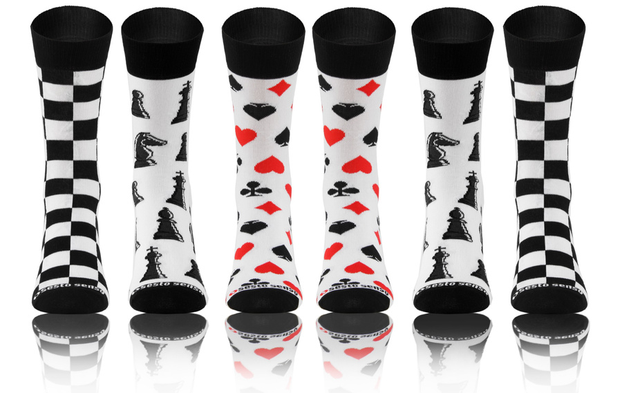 3X Kolorowe Skarpety NIE DO PARY