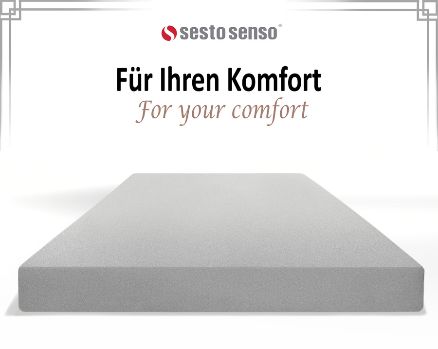 Szare elastyczne prześcieradło z gumką frotte 100% bawełna Sesto Senso – komfortowy sen