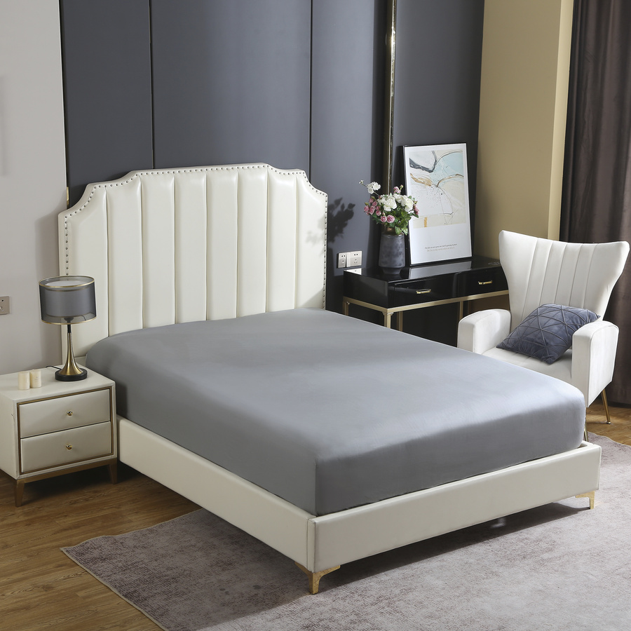 PRZEŚCIERADŁO SATYNA GRAFITOWE