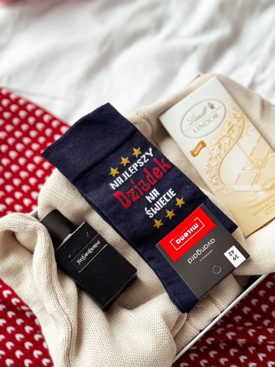 Skarpetki męskie czarne bawełniane