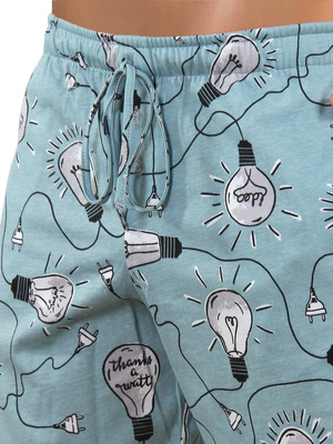 Elegancka piżama męska krótka 100% bawełna Model 2431/6 Sesto Senso – komfortowy sen