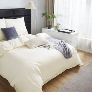 Masełkowa gładka pościel damska 120g/m² model Masełkowa Spod Igły i Nitki – komfortowy sen.
