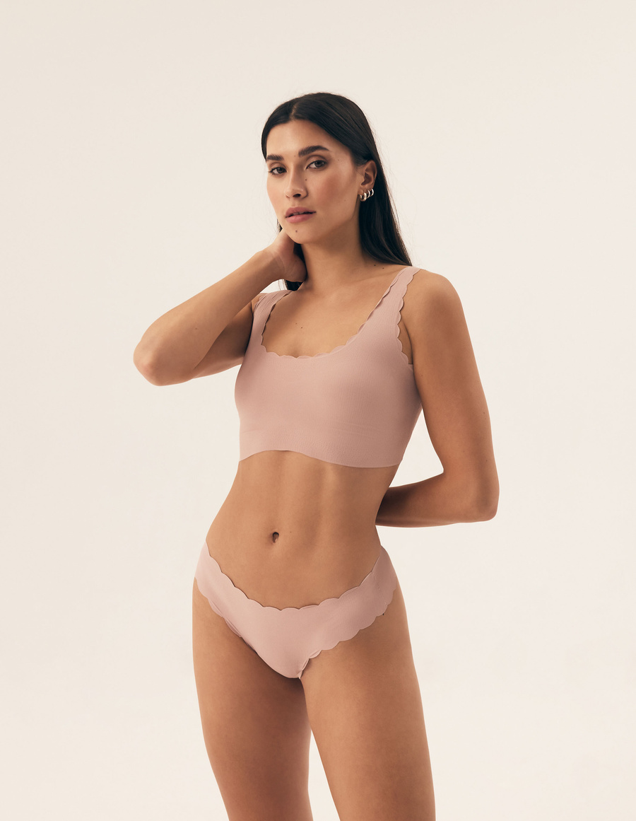 Biustonosz miękki Neony 42840 dark red