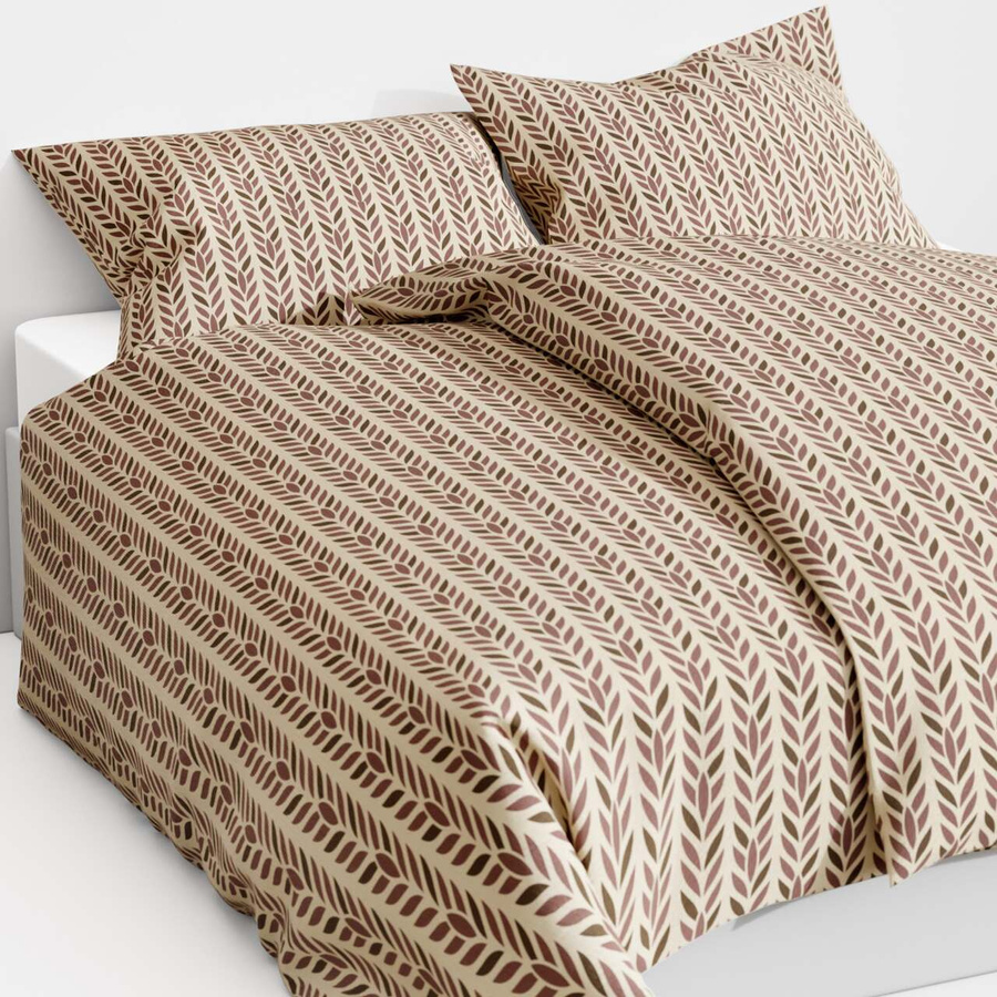 POŚCIEL BAWEŁNA KŁOS BEŻ