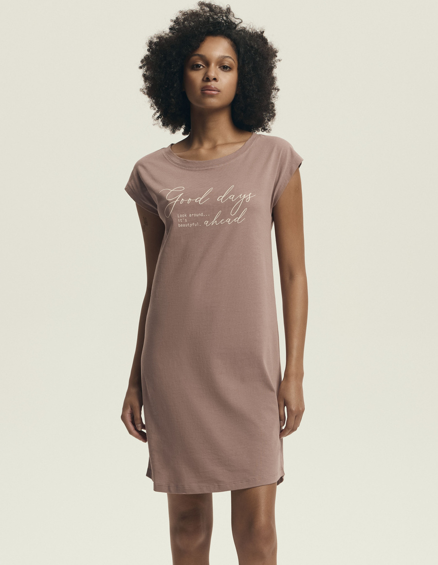 Koszula nocna 43700 dark red