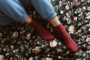 Bawełniane Szare Skarpetki Damskie Comfort