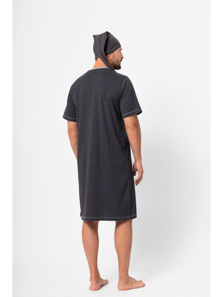 Koszula Nocna Męska ze Szlafmycą Bonifacy 357/1