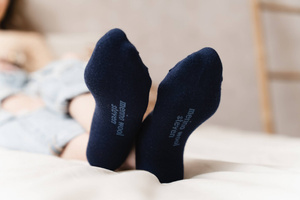 Merino Wool Szare Stopki Damskie Komfort