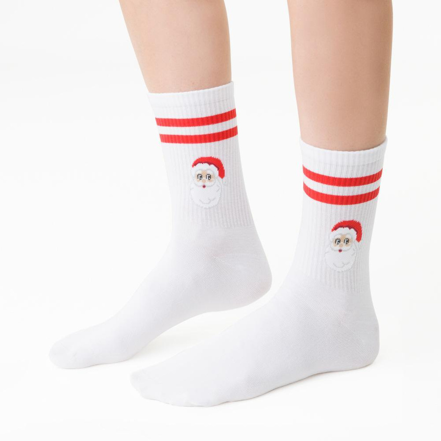 Skarpety Świąteczne Damskie Bawełniane