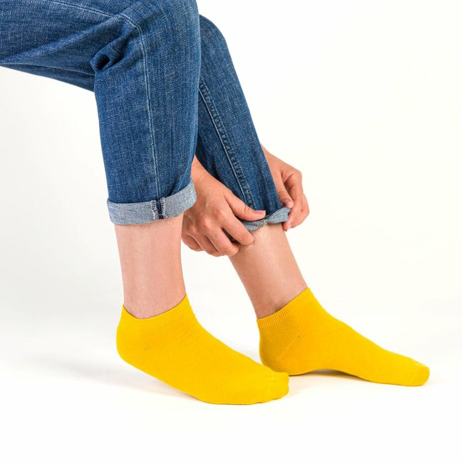 Stopki Damskie Bawełniane Gładkie