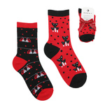 Skarpetki damskie Walentynkowe 2-pak