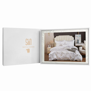 Kremowa ekskluzywna pościel 120 g/m2 Model AT006 Spod Igły i Nitki – luksusowy sen