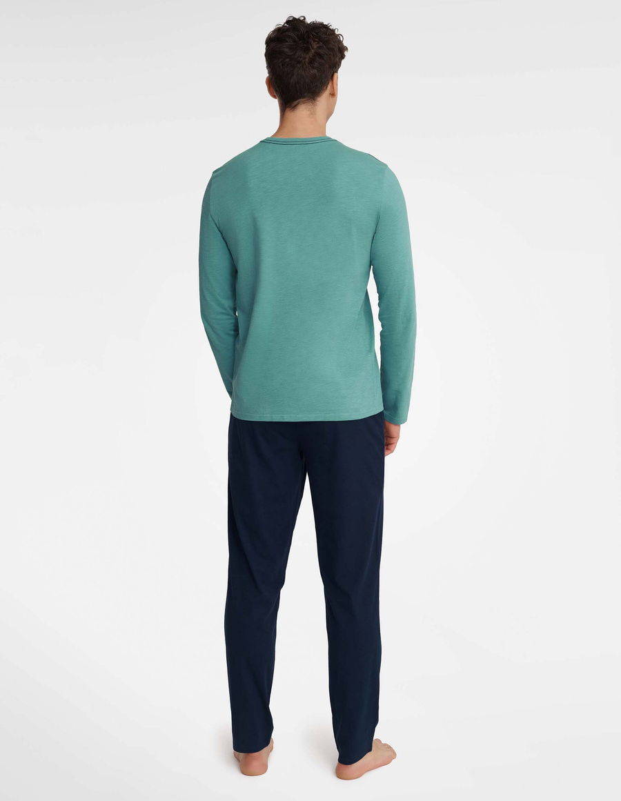 Piżama męska Influx Henderson wielokolorowa bawełniana