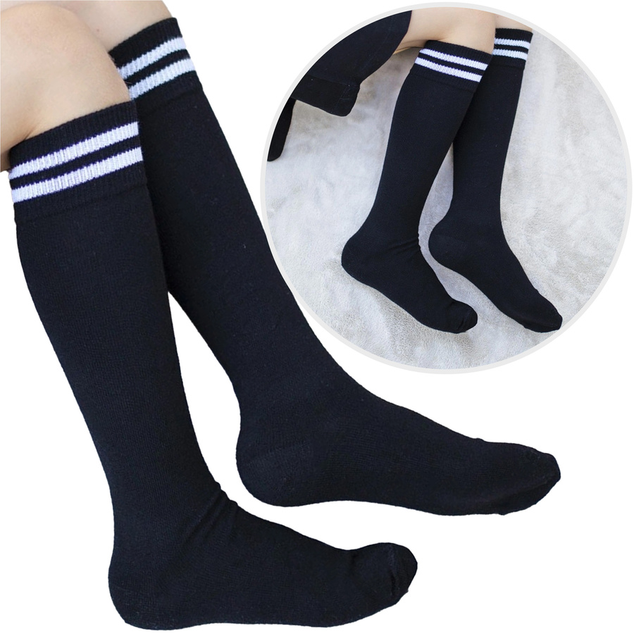 Podkolanówki dziecięce z paskami 255