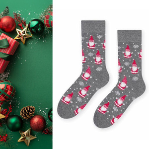 Świąteczne Skarpety Męskie Reniferki 043