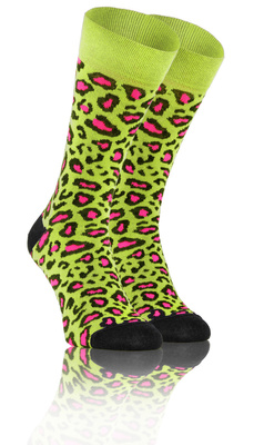 Długie Skarpetki Kolorowe Bawełniane Unisex 90% Bawełna z Zabawnym Wzorem Sesto Senso