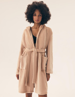 Szlafrok damski Brid 42877 light grey