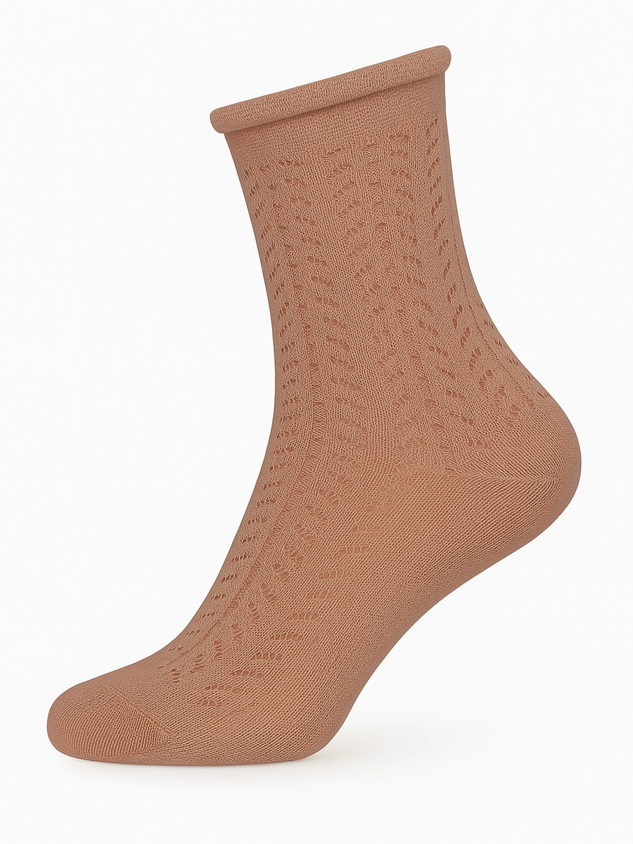 Skarpetki damskie ażurowe bezuciskowe 989