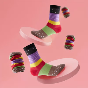 Skarpetki na Prezent w Pudełku Hamburger