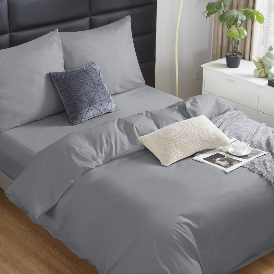 POŚCIEL SATYNA GRAFIT