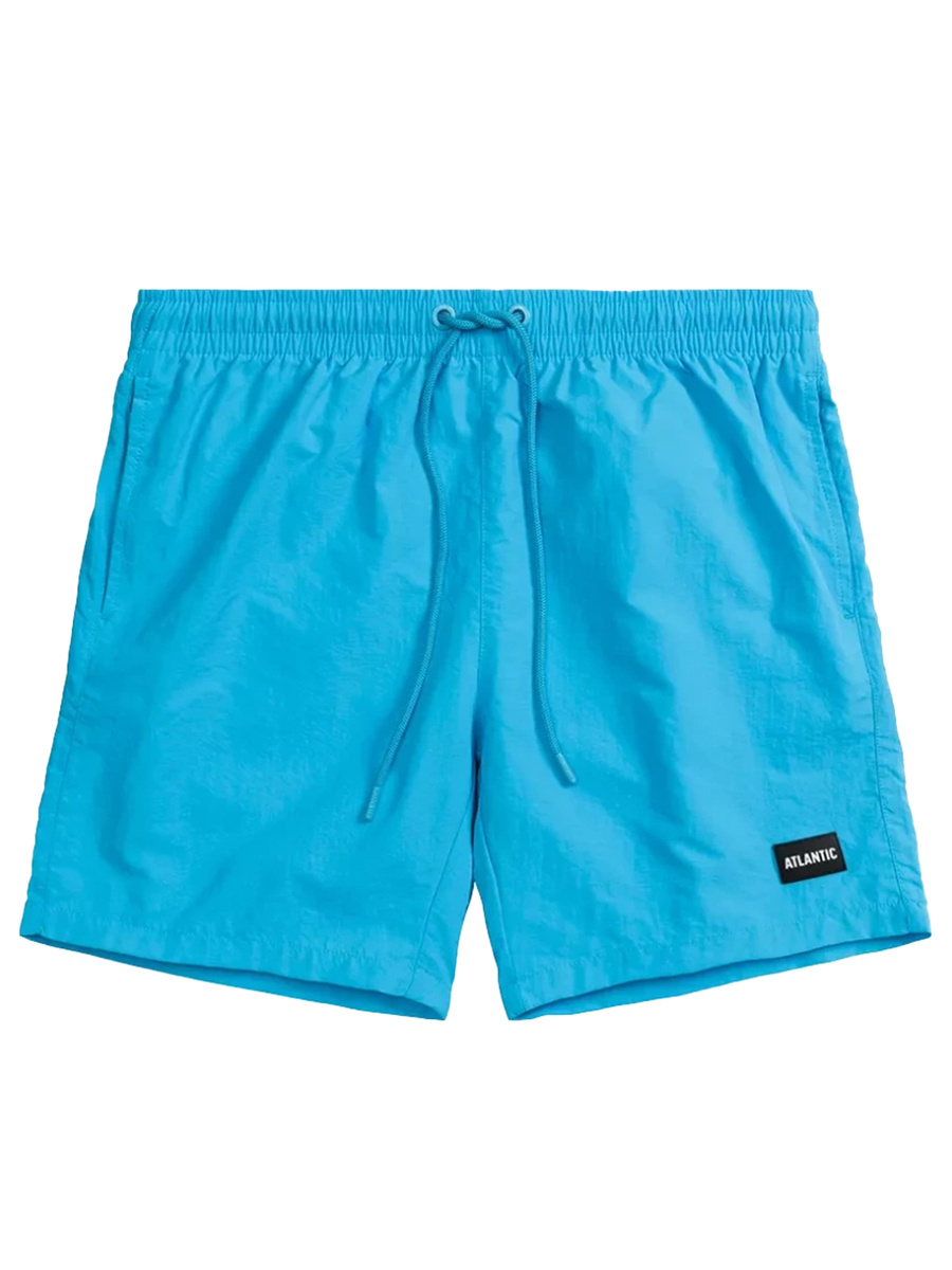 Niebieskie szorty kąpielowe męskie 1KMB-225 Atlantic – 100% wygody na plaży