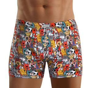 Kolorowe zabawne bokserki męskie 95% bawełna Funny 09 Sesto Senso – wyraź swój styl