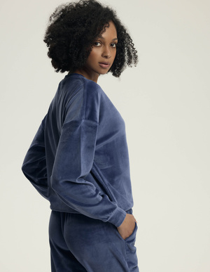 Damski komplet piżamowy Henderson 43722 dark blue