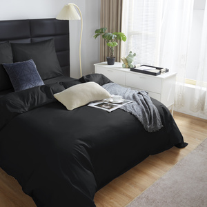 POŚCIEL SATYNA CZARNA