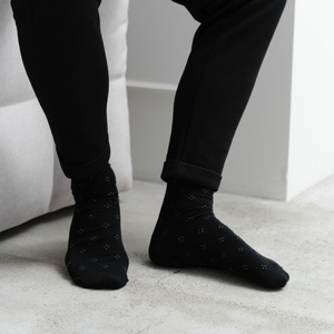 Skarpety garniturowe Wzór 122 niebieski